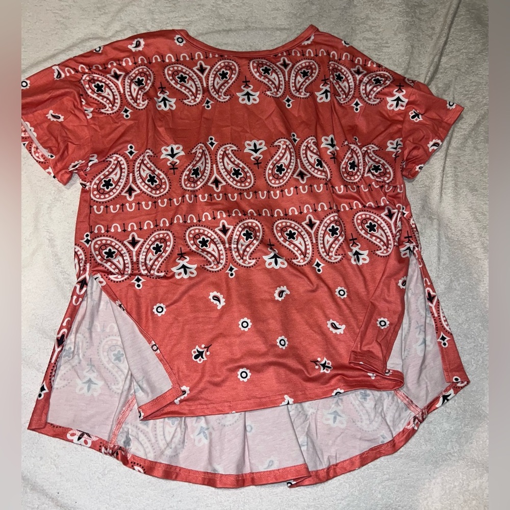 Shein size X-Large paisley blouse